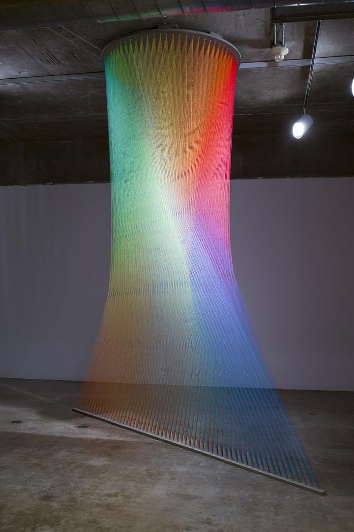 Gabriel Dawe – Rainbow Thread Installations | Feather Of Me