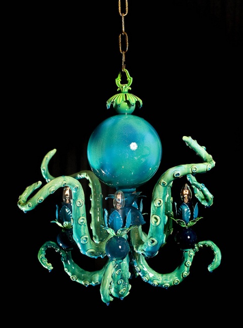 Adam Wallacavage - Octopus Chandelier 3