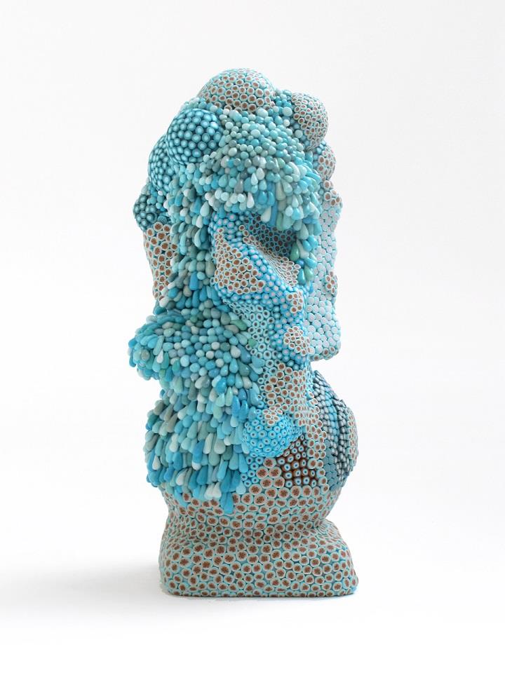 Angelika Arendt - blue polymerclay sculpture