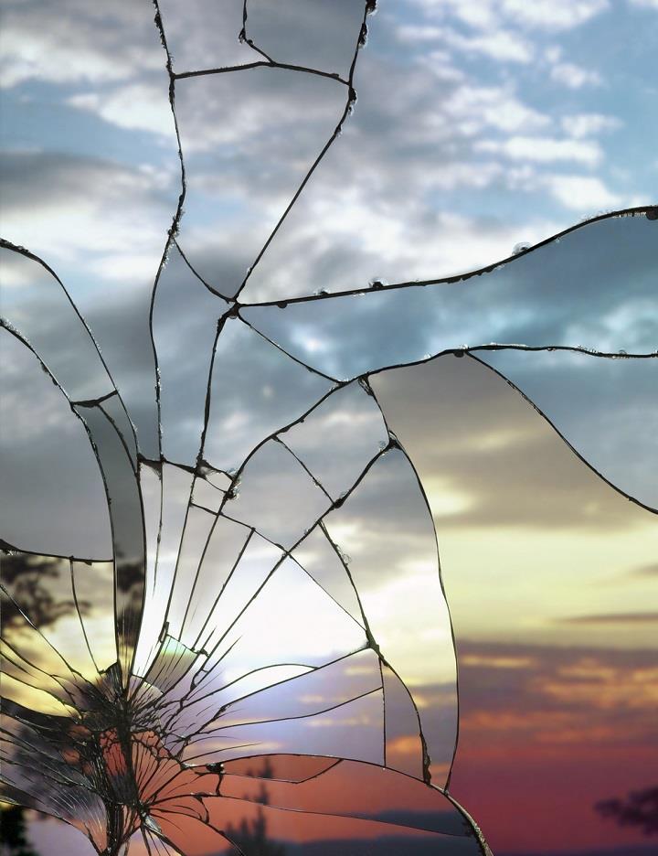 Bing Wright - Ektachrome broken mirror