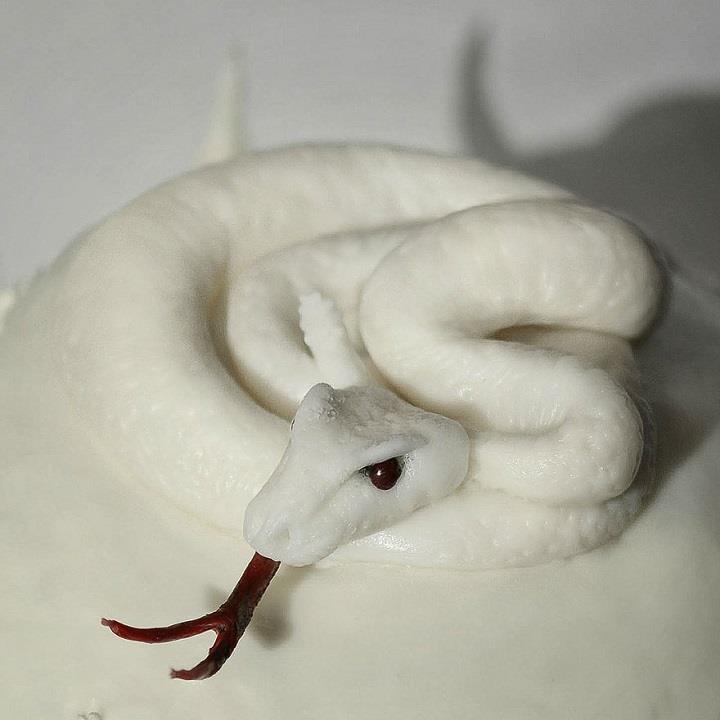 Christine McConnell - white snake cake