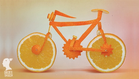 Dan Cretu - Orange Bicycle