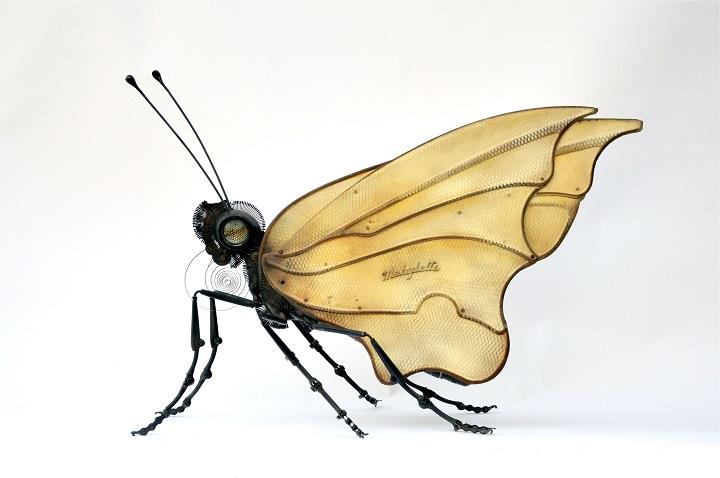 Edouard Martinet - a butterfly sculpture