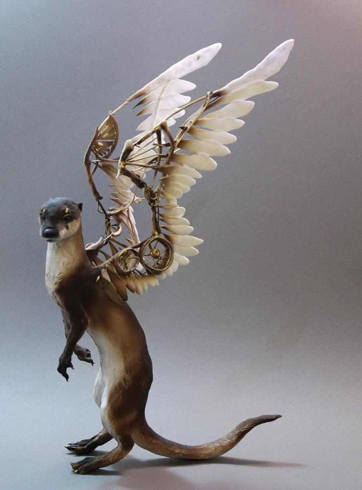 Ellen Jewett - otter with mechanical wings