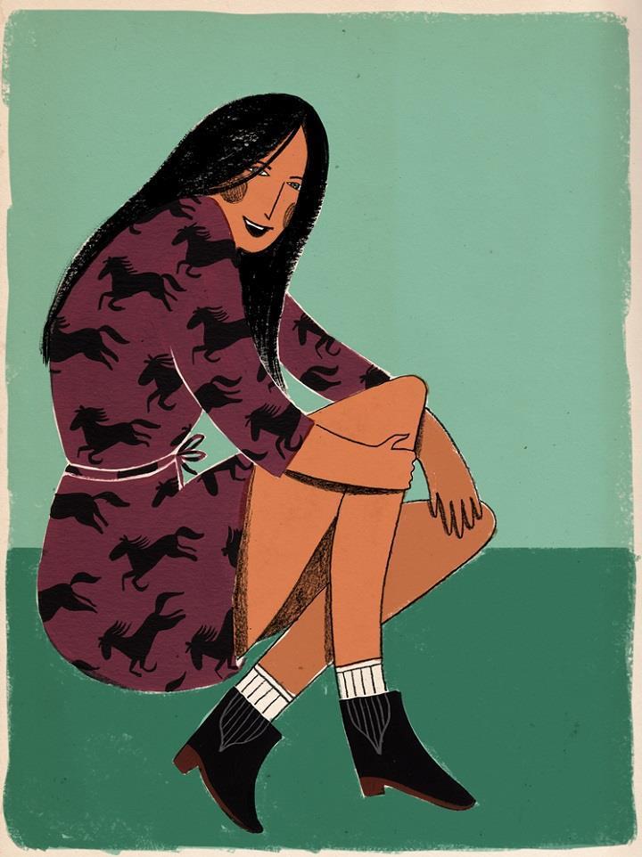 Ellen Surrey - fashion illustration