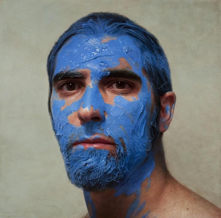 Eloy Morales - blue face