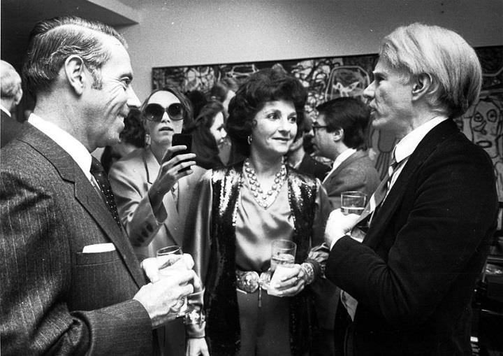 Flora Borsi - with Andy Warhol