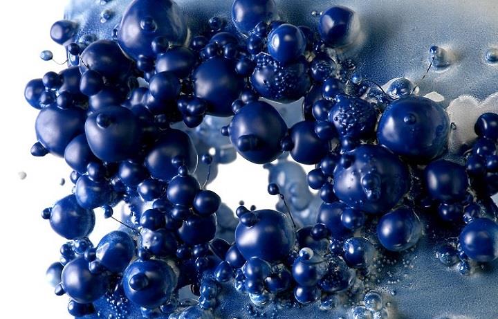 Francesco Ardini - a blue bubbles ceramic