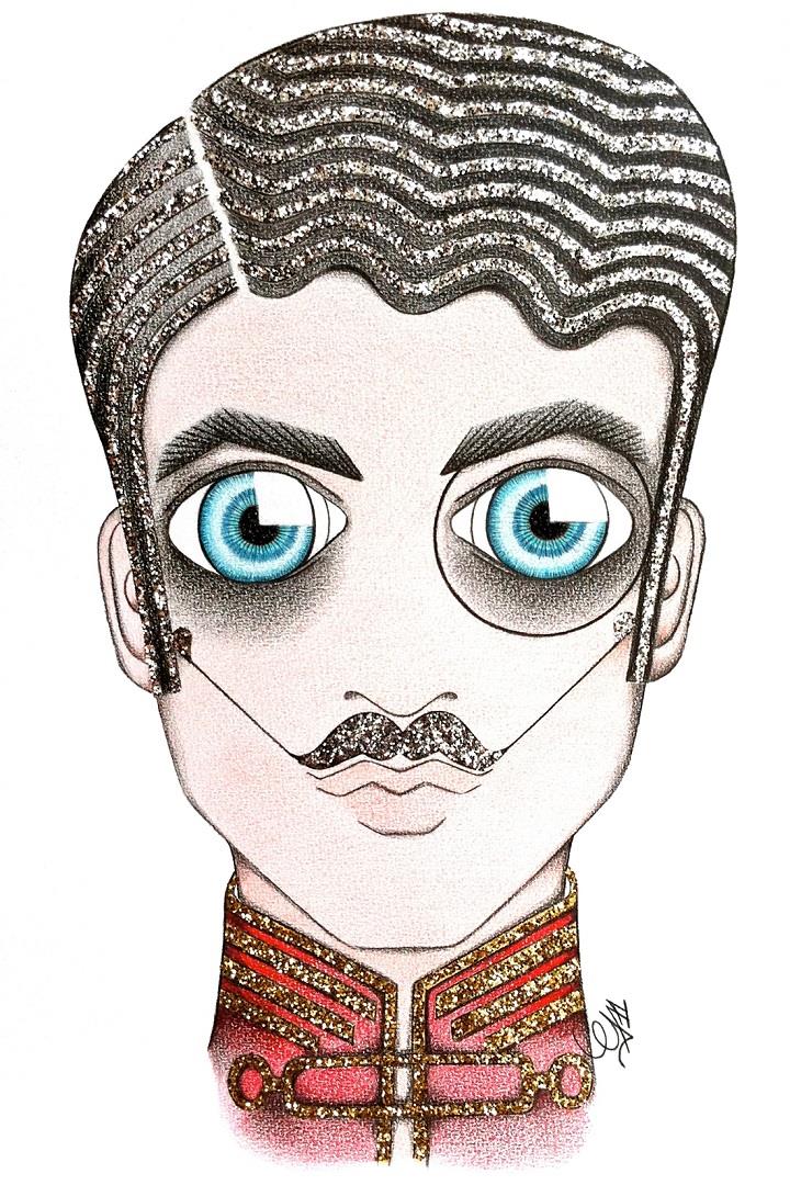 Geoffrey Guillin - moustache