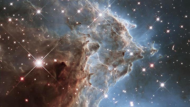Hubble Pillars in the Monkey Head Nebula
