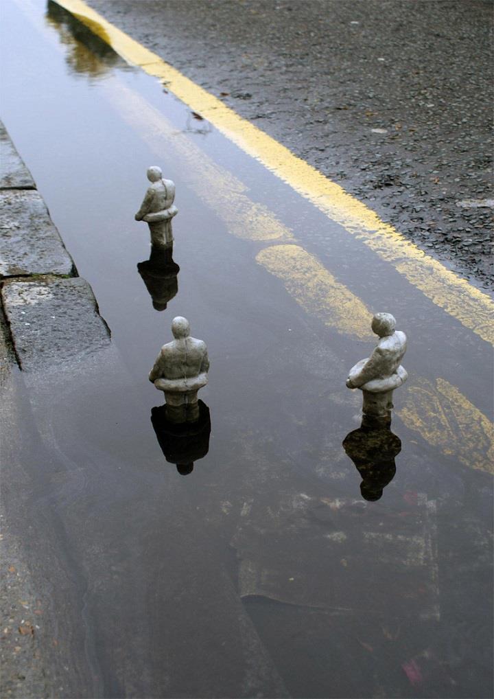 Isaac Cordal - climate change