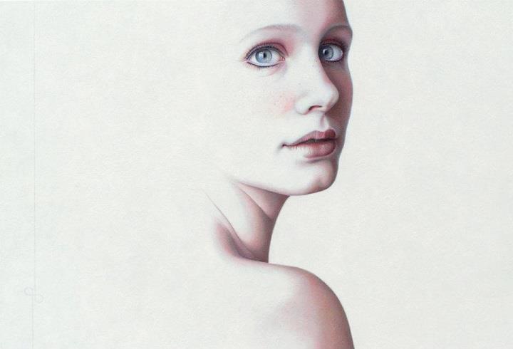 Jantina Peperkamp - white portrait