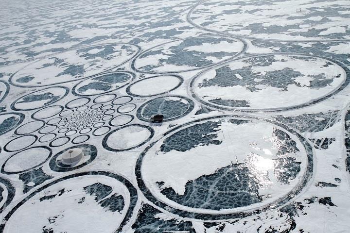 Jim Denevan - Ice art