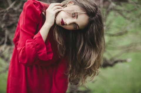 Julia Trotti - red dress