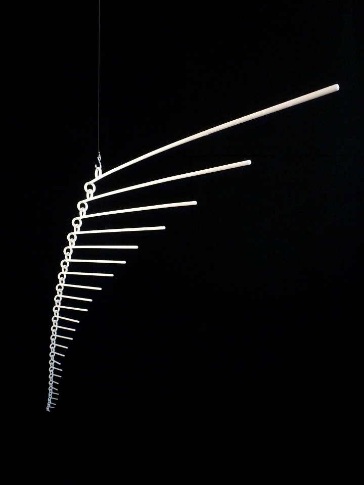 Marco Mahler and Henry Segerman - 3D printed mobile lines