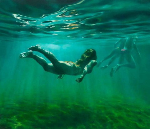 Martine Emdur Underwater Painting 2