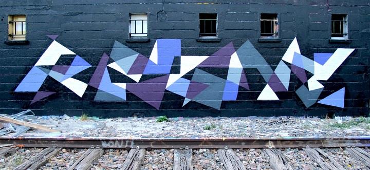Matt W. Moore - graffiti blue