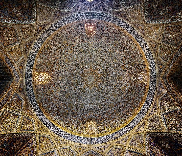 Mohammad Reza Domiri Ganji - mosque ceiling