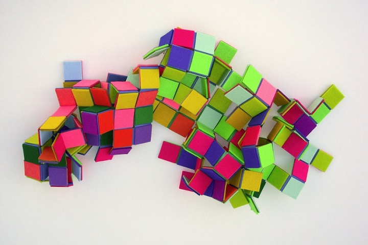 Sarah Applebaum - rainbow cubes