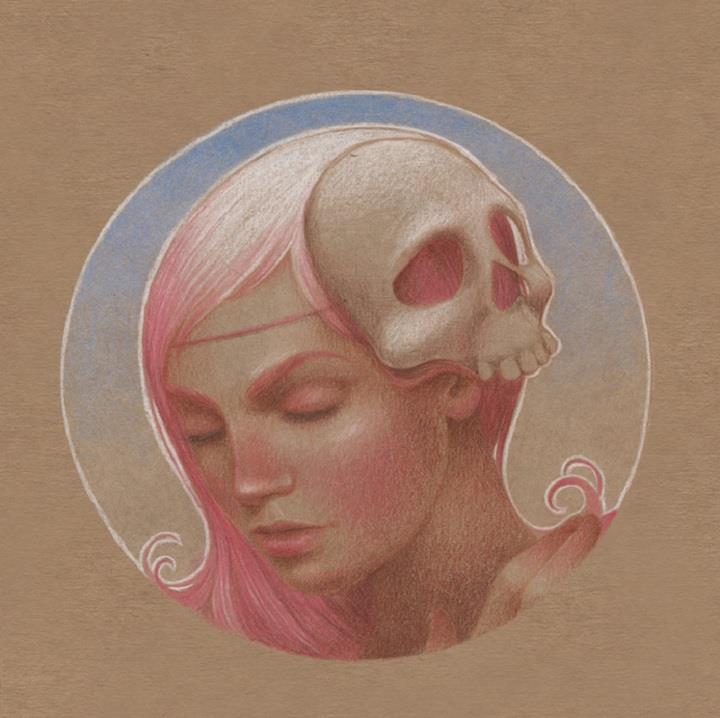 Vero Navarro - skull portrait